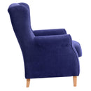 Max Winzer wingback chair Lorris blue