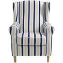 Max Winzer Ohrenbackensessel Lorris blau