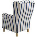 Max Winzer Ohrenbackensessel Lorris blau