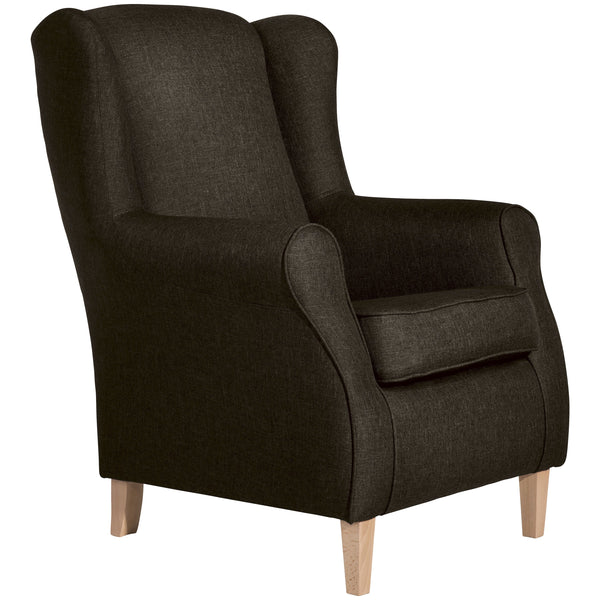 Max Winzer wingback chair Lorris brown