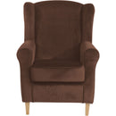 Max Winzer Ohrenbackensessel Lorris braun