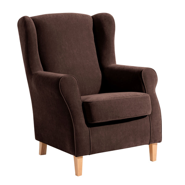 Max Winzer wingback chair Lorris brown