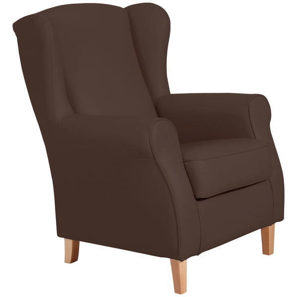 Max Winzer wingback chair Lorris brown