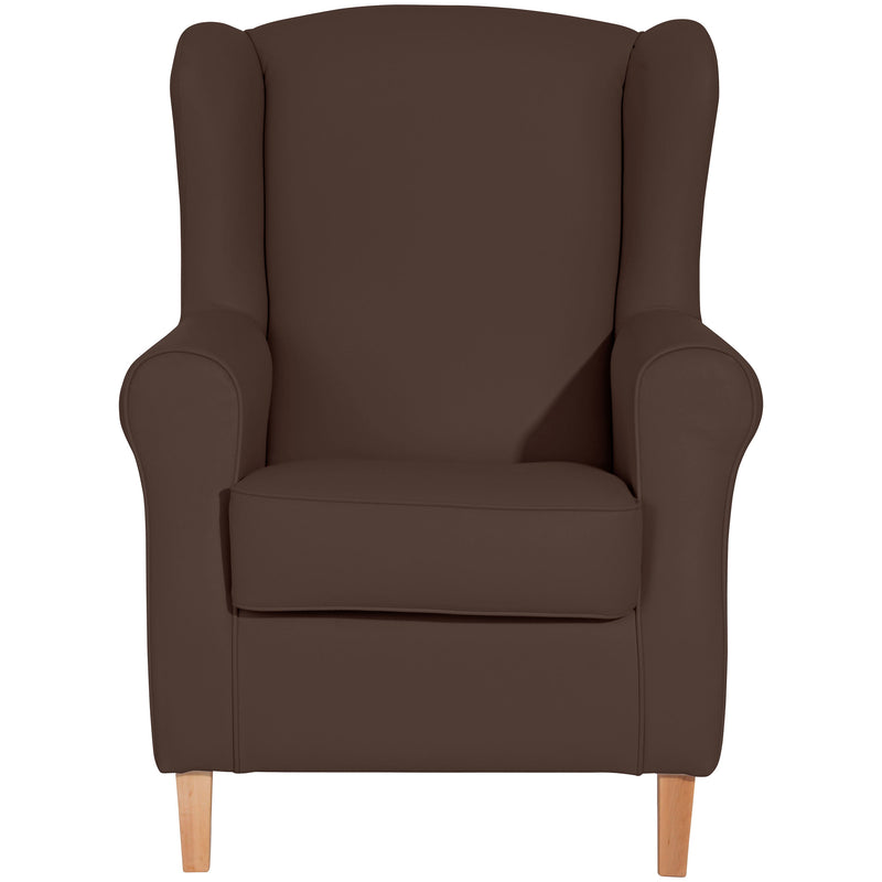 Max Winzer wingback chair Lorris brown