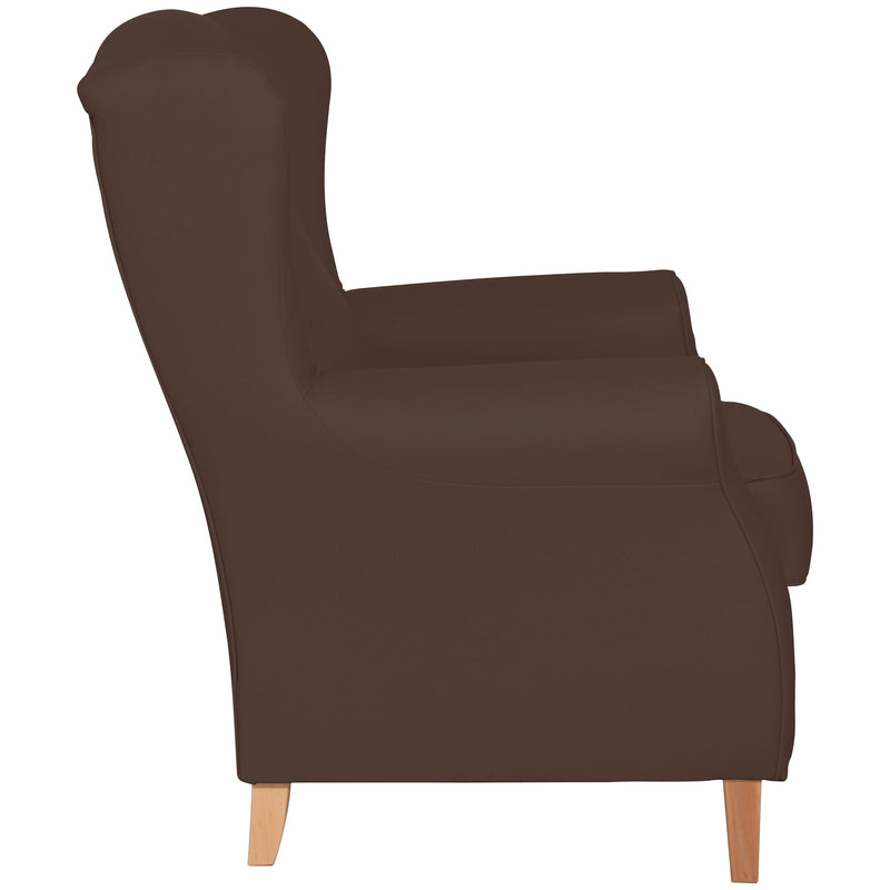 Max Winzer wingback chair Lorris brown