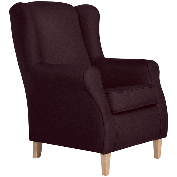 Max Winzer wing chair Lorris burgundy