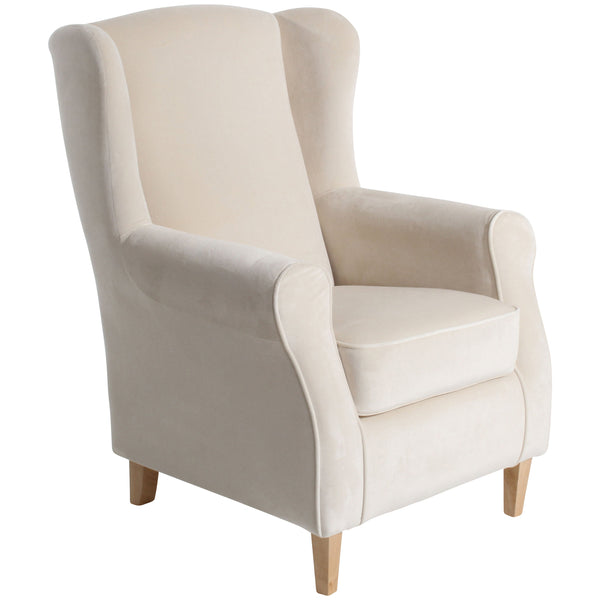 Max Winzer wingback chair Lorris cream