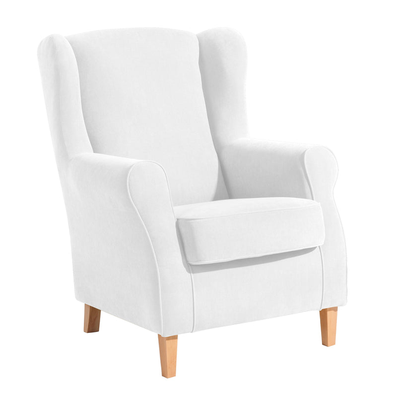 Max Winzer wingback chair Lorris cream