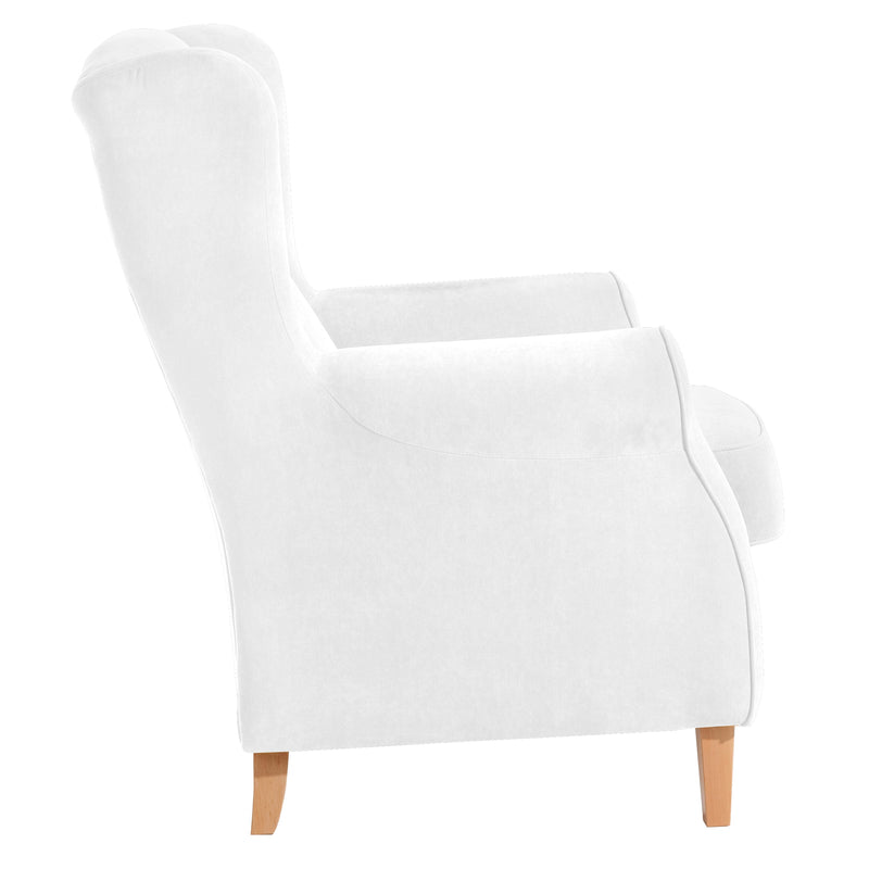 Max Winzer wingback chair Lorris cream