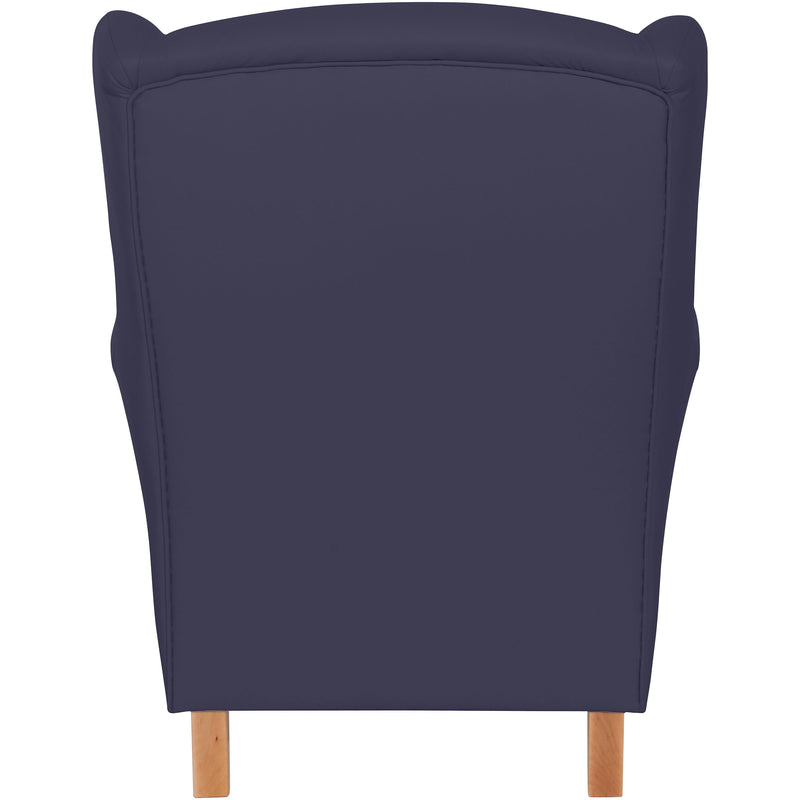 Max Winzer wingback chair Lorris dark blue