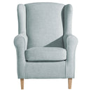 Max Winzer Ohrenbackensessel Lorris eisblau
