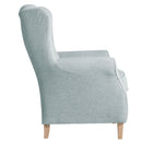 Max Winzer Ohrenbackensessel Lorris eisblau