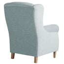 Max Winzer Ohrenbackensessel Lorris eisblau