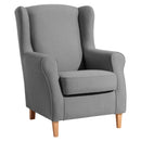 Max Winzer wingback chair Lorris grey