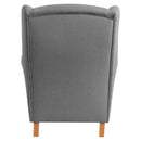 Max Winzer wingback chair Lorris grey