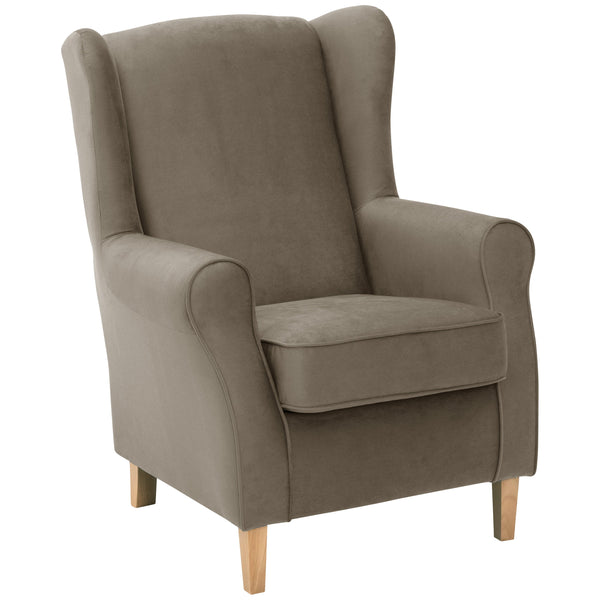 Max Winzer wingback chair Lorris light brown