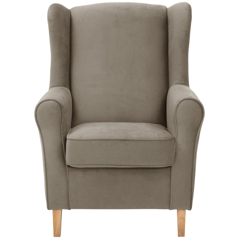 Max Winzer wingback chair Lorris light brown