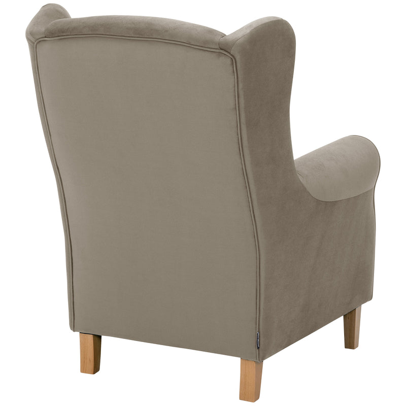 Max Winzer wingback chair Lorris light brown