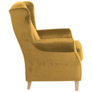 Fauteuil à oreilles Max Winzer Lorris mais