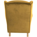 Fauteuil à oreilles Max Winzer Lorris mais