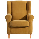 Fauteuil à oreilles Max Winzer Lorris mais