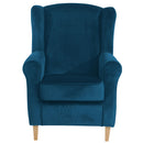 Max Winzer Ohrenbackensessel Lorris petrol