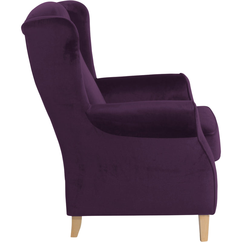 Max Winzer Ohrenbackensessel Lorris purple