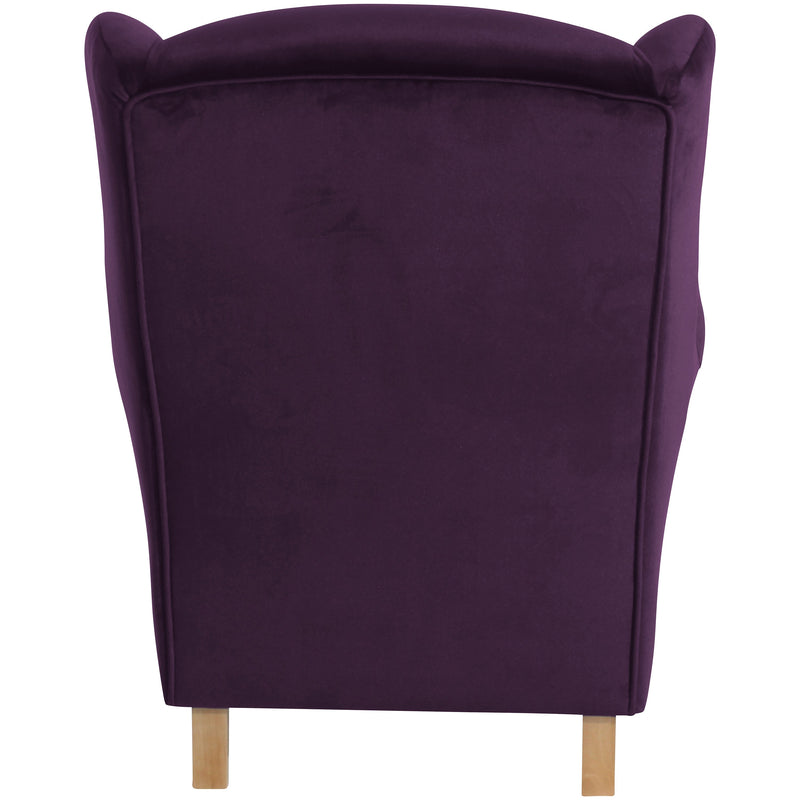 Max Winzer Ohrenbackensessel Lorris purple