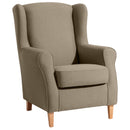 Max Winzer wingback chair Lorris sahara