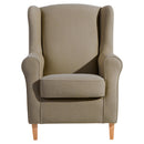 Max Winzer wingback chair Lorris sahara