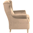 Fauteuil à oreilles Max Winzer Lorris sable