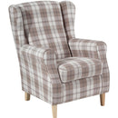 Fauteuil à oreilles Max Winzer Lorris sable