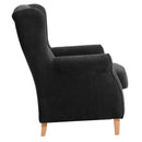 Max Winzer Ohrenbackensessel Lorris schwarz