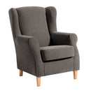 Max Winzer wing chair Lorris stone