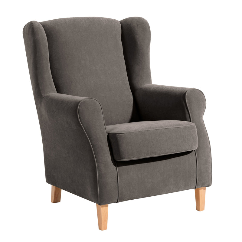 Fauteuil à oreilles Max Winzer en pierre Lorris