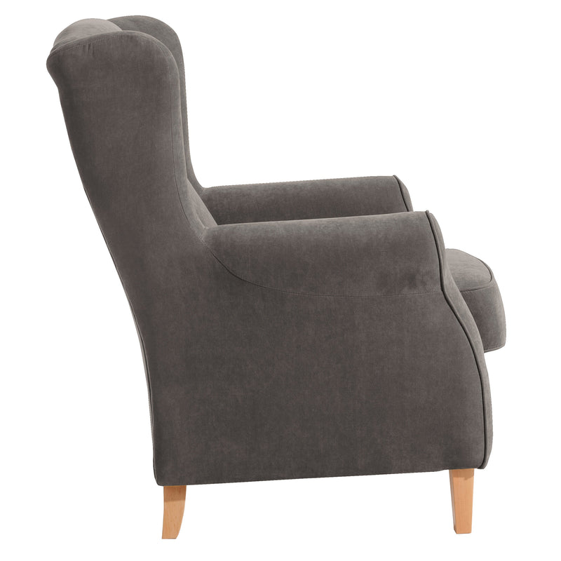 Fauteuil à oreilles Max Winzer en pierre Lorris
