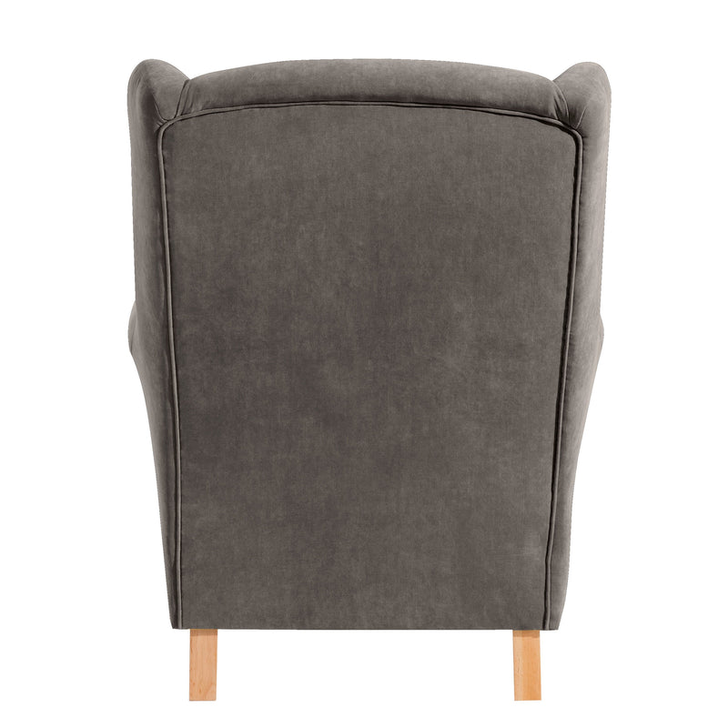 Fauteuil à oreilles Max Winzer en pierre Lorris