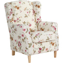 Max Winzer wingback chair Lorris white