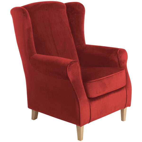 Max Winzer wing chair Lorris brick