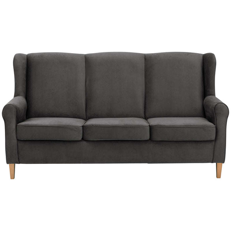 Max Winzer Sofa 3-Sitzer Lorris anthrazit