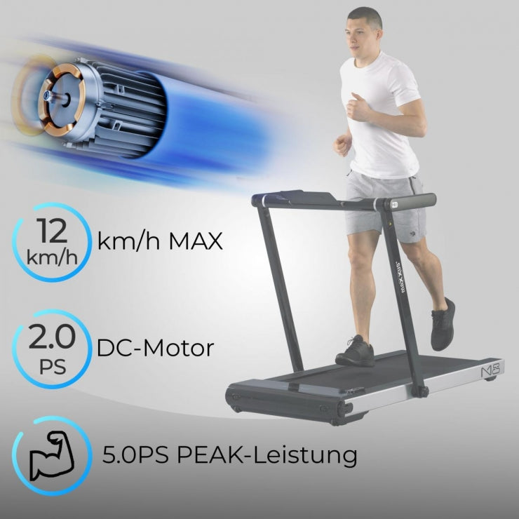MAXXUS Treadmill M8 Silver/Red/Bronze 
