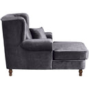 Max Winzer Big armchair including 2 decorative cushions 55x55cm + 40x40cm Mareille anthracite