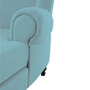 Max Winzer Big armchair including 2 decorative cushions 55x55cm + 40x40cm Mareille aqua