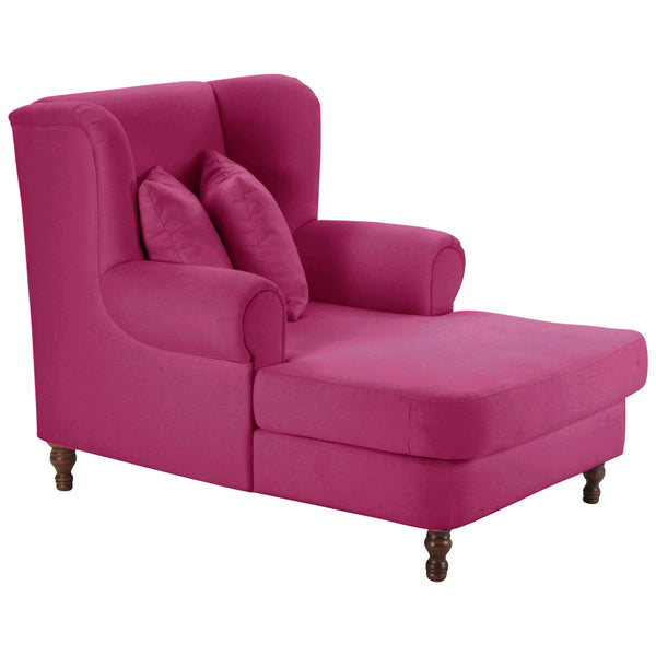 Max Winzer Big armchair including 2 decorative cushions 55x55cm + 40x40cm Mareille coralle