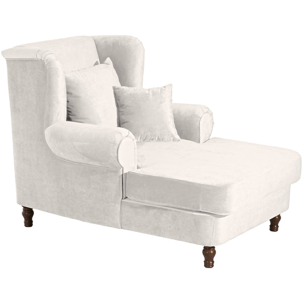 Max Winzer Big armchair including 2 decorative cushions 55x55cm + 40x40cm Mareille cream