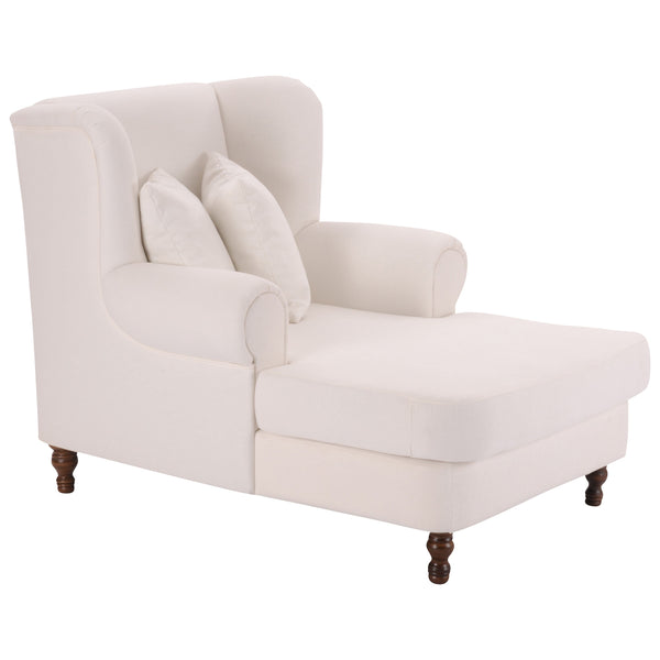 Max Winzer Big armchair including 2 decorative cushions 55x55cm + 40x40cm Mareille cream