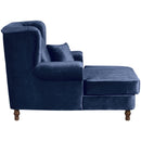 Max Winzer Big-Sessel inkl. 2x Zierkissen 55x55cm + 40x40cm Mareille dunkelblau