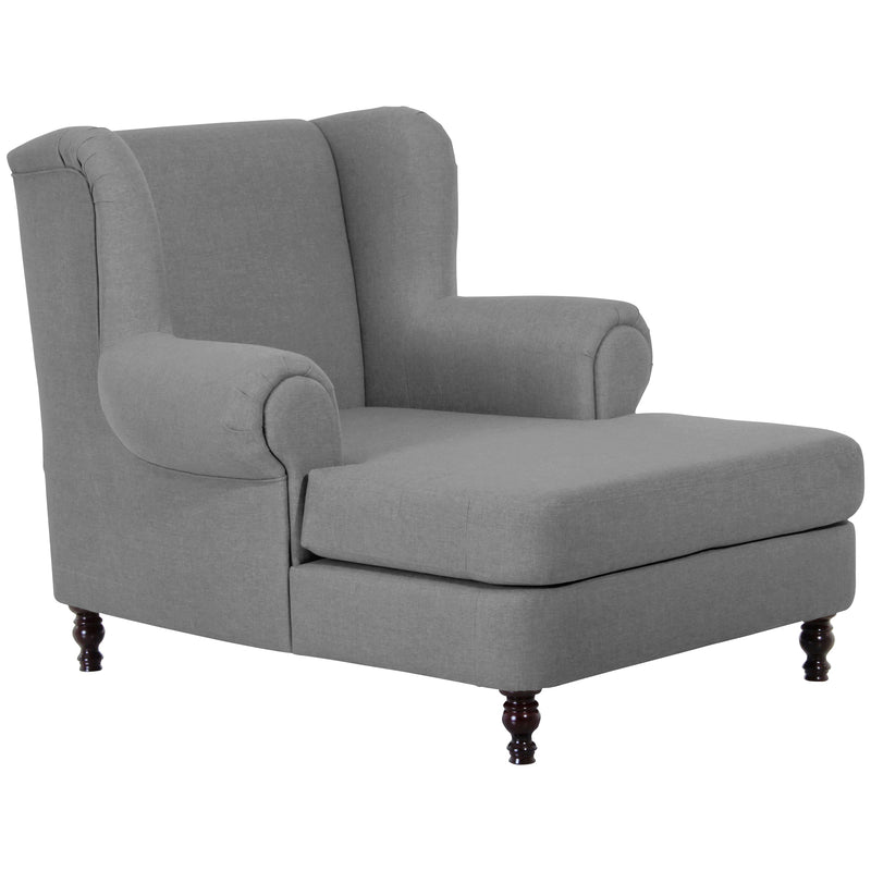 Max Winzer Big armchair including 2 decorative cushions 55x55cm + 40x40cm Mareille grey
