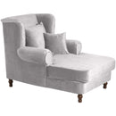 Max Winzer Big armchair including 2 decorative cushions 55x55cm + 40x40cm Mareille light grey