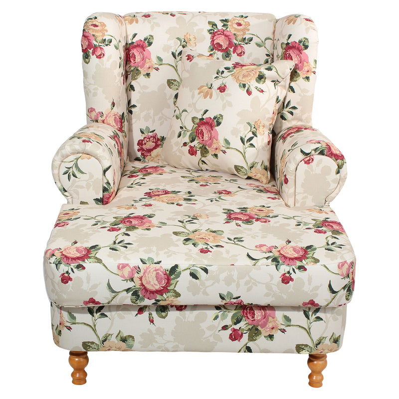 Max Winzer Big armchair including 2 decorative cushions 55x55cm + 40x40cm Mareille multi